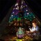 LED Colorful Diamond Night Light Polar Star Large Floor Lamp Bohemian Decoration